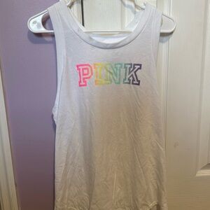 Victoria's Secret PINK White Tank Top